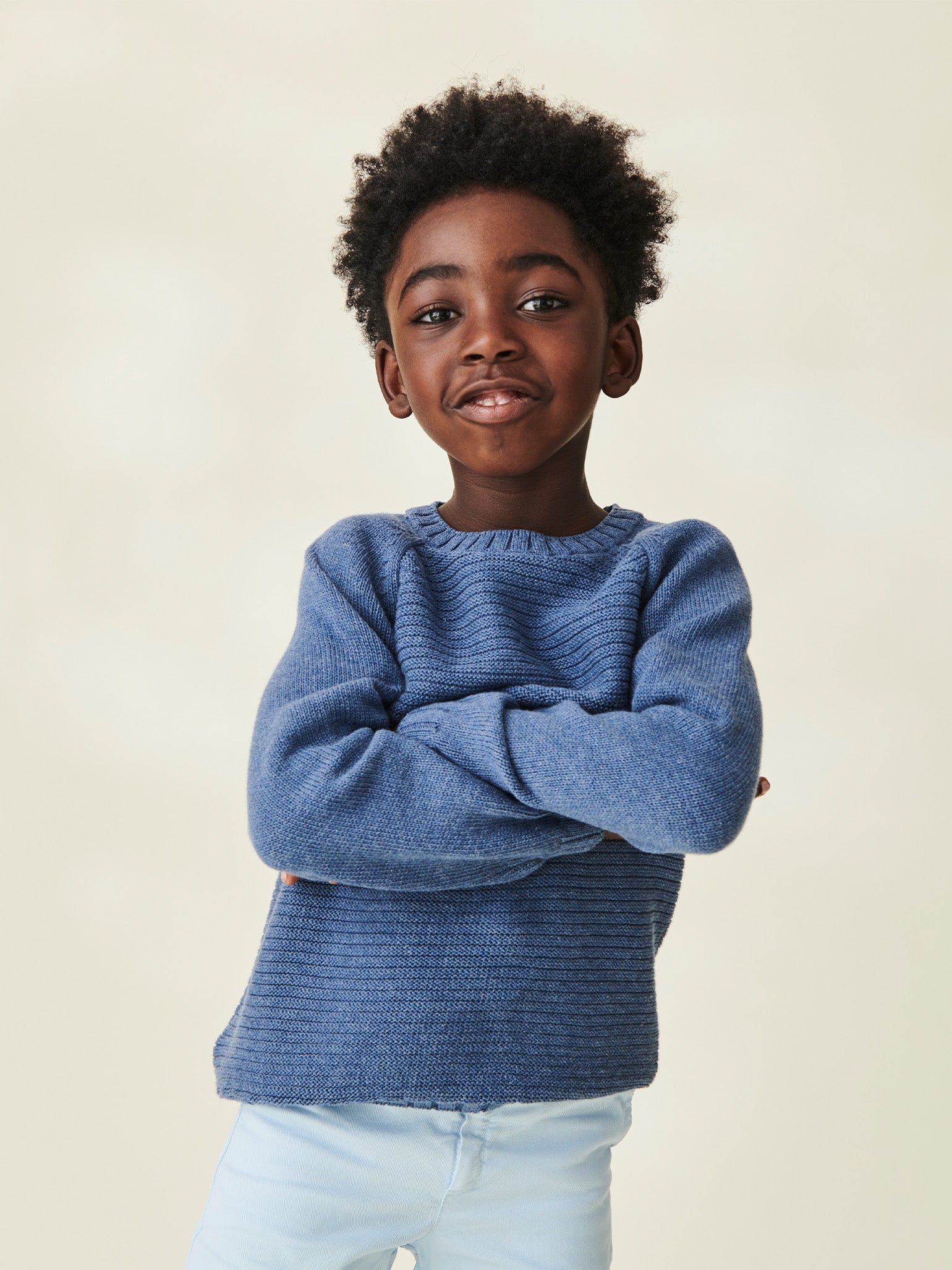 Boys light blue store jumper