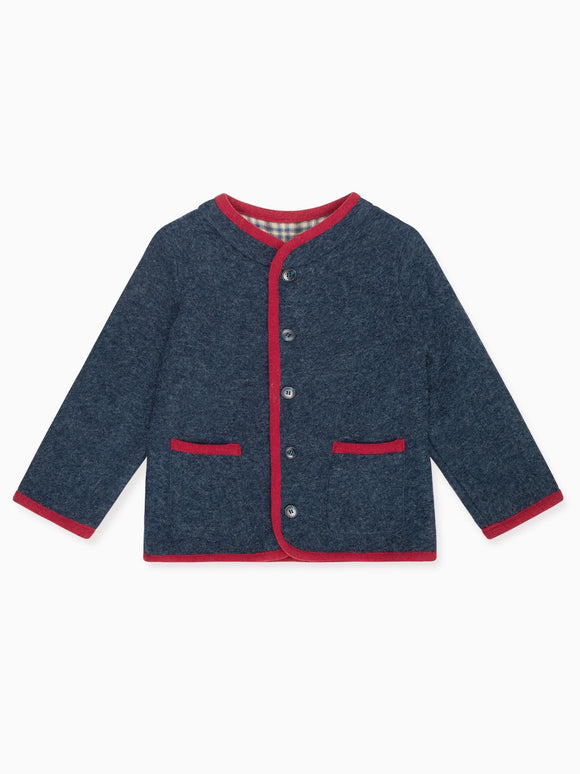 Navy Lorenzo Boy Jacket