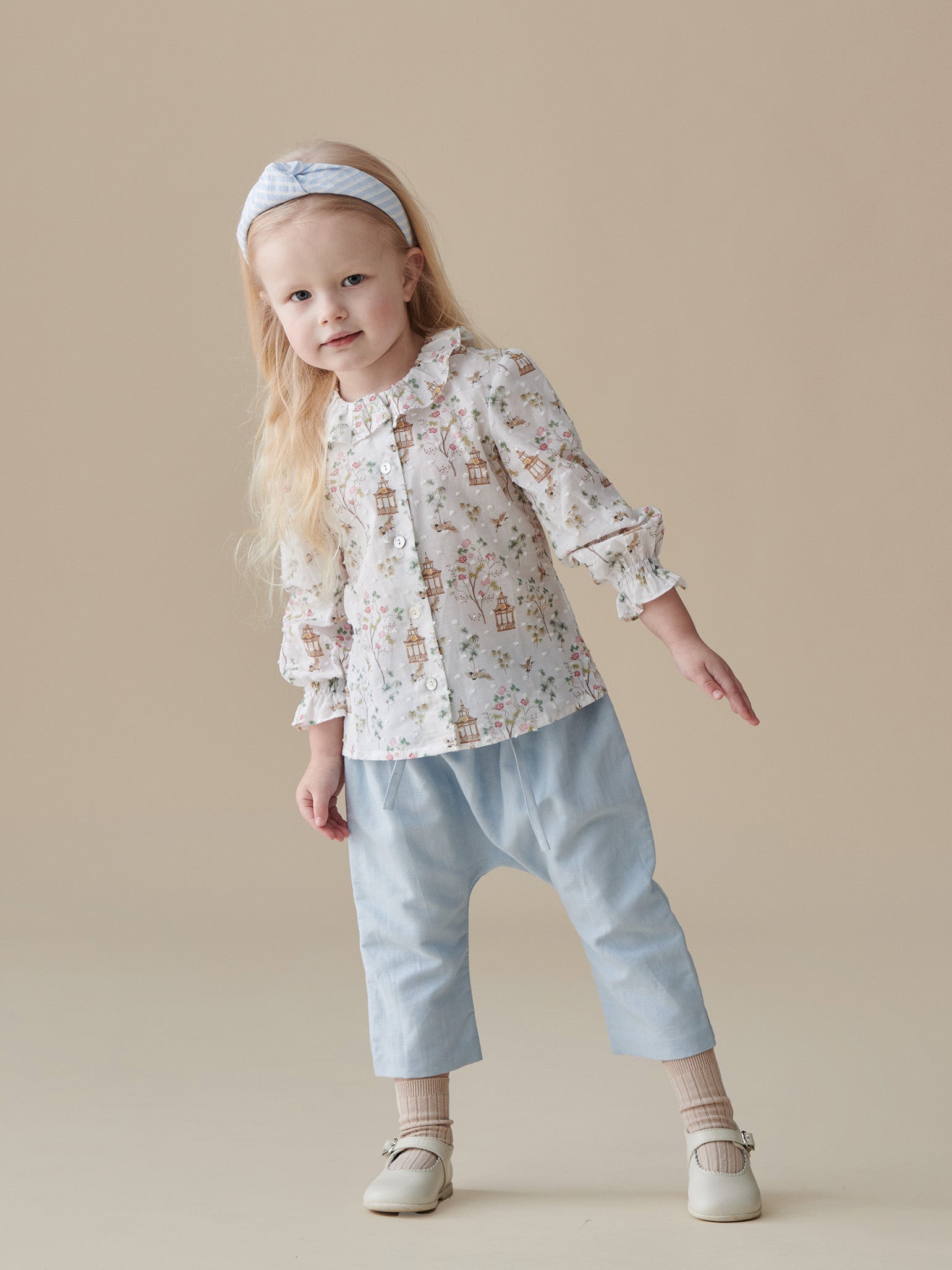 Dusty Blue Alex Baby Trousers