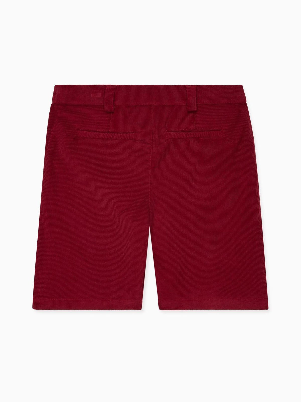 Burgundy Lucas Corduroy Boy Shorts