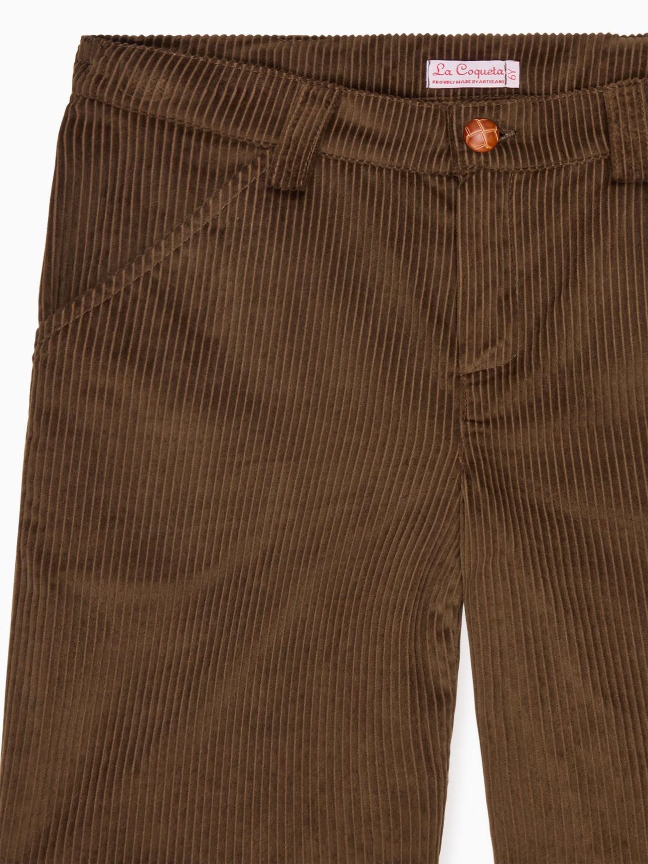 Brown Lucas Corduroy Boy Shorts