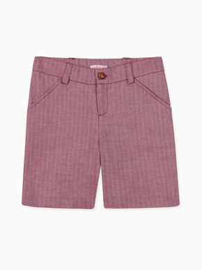 Burgundy Lucas Boy Shorts