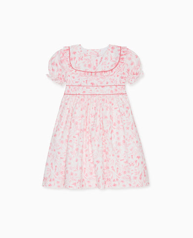 Fuchsia Floral Luciana Girl Dress