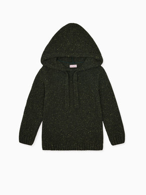 Olive Luis Merino Boy Hoodie