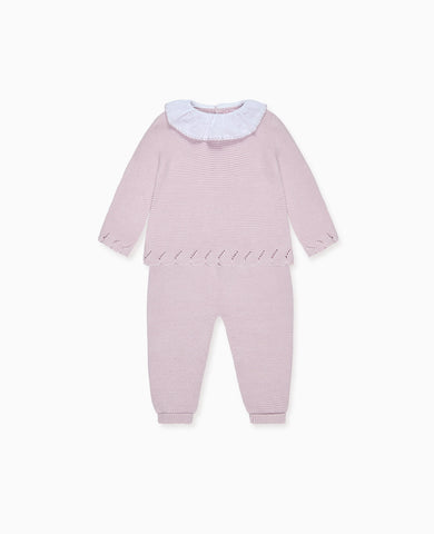 Lilac Lula Cotton Baby Girl Knitted Set