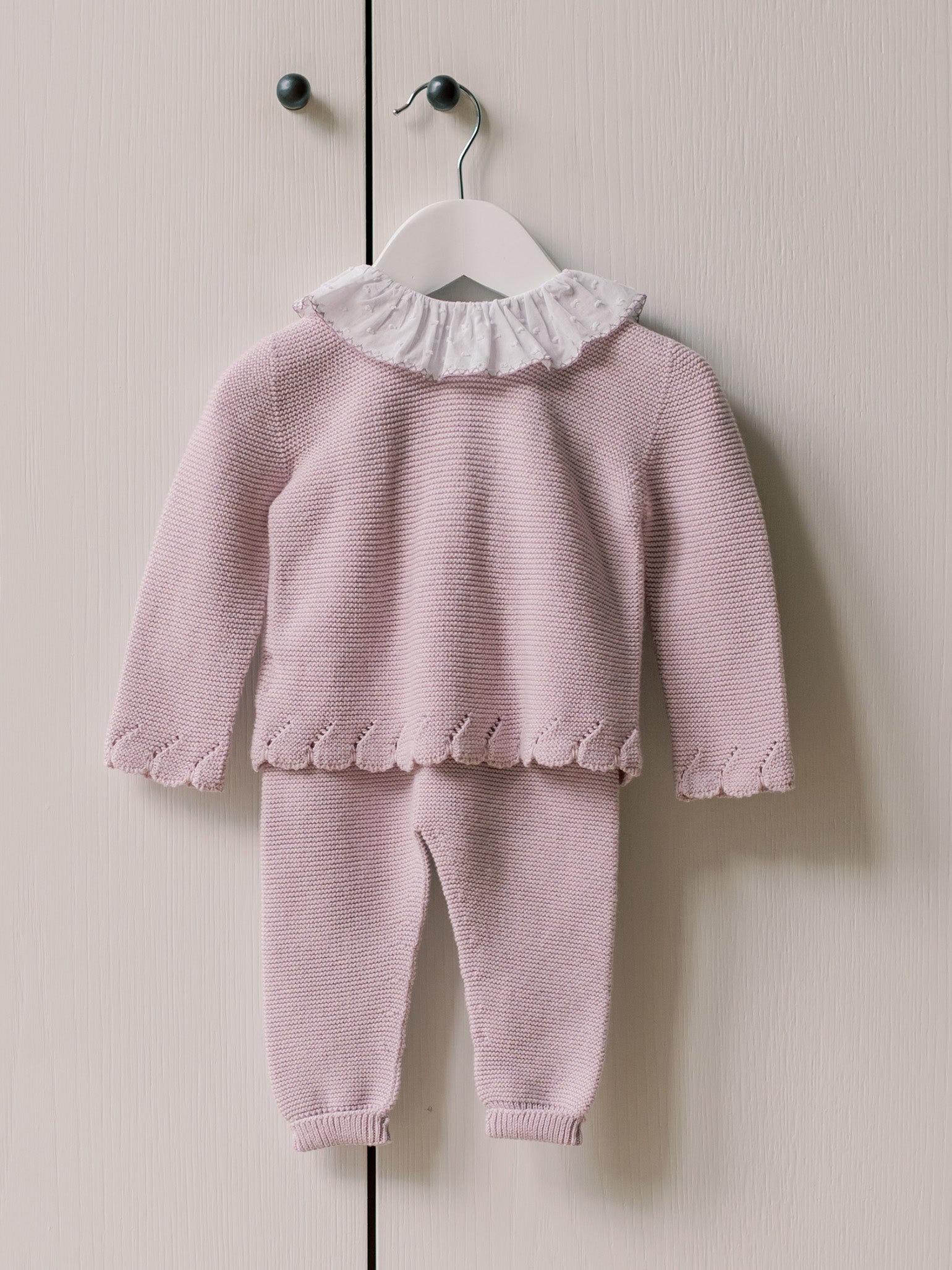 Lilac Lula Cotton Baby Girl Knitted Set