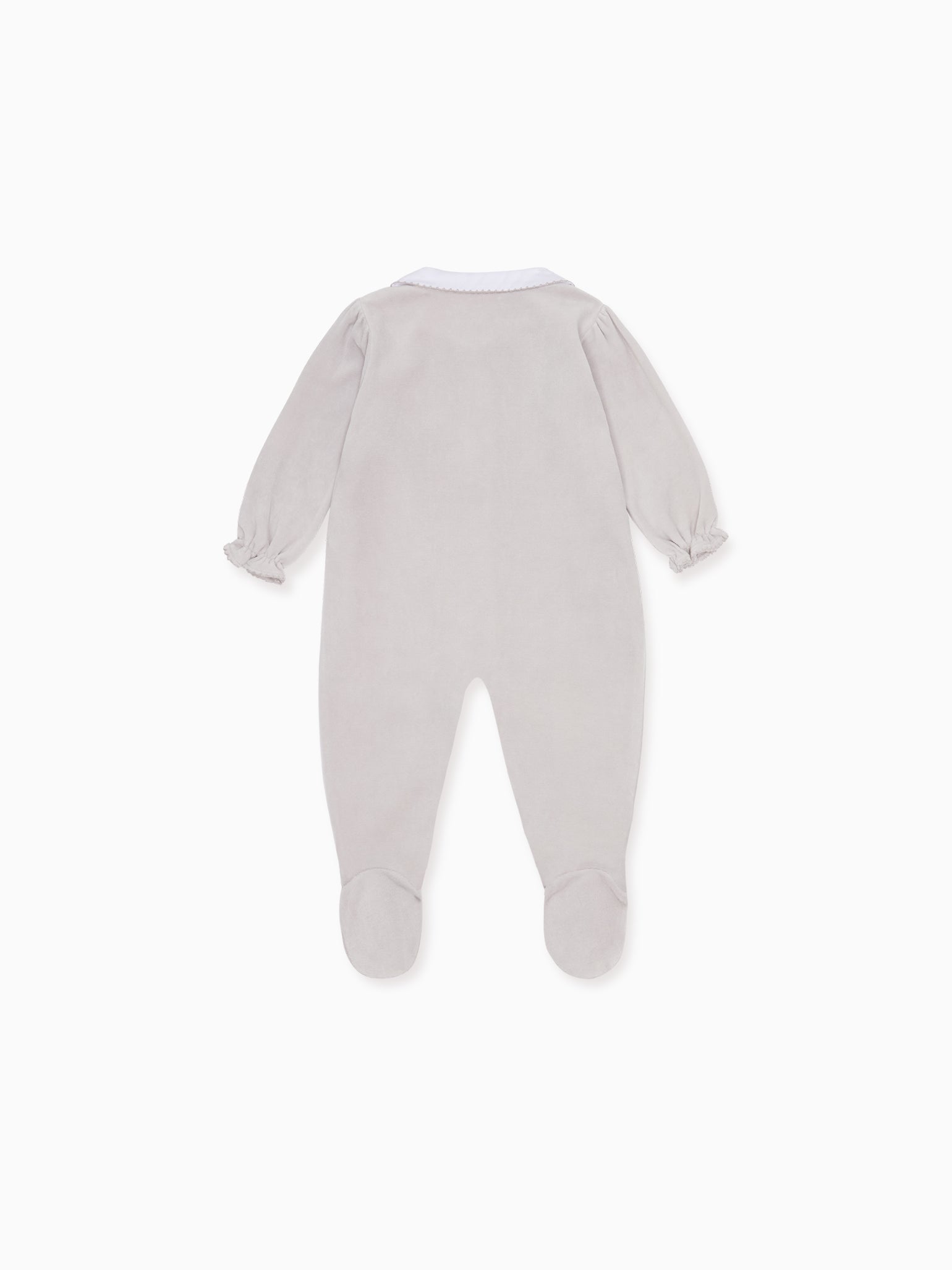 Grey Luna Baby Sleepsuit