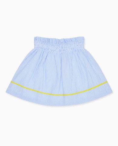 Blue Stripe Luna Girl Skirt