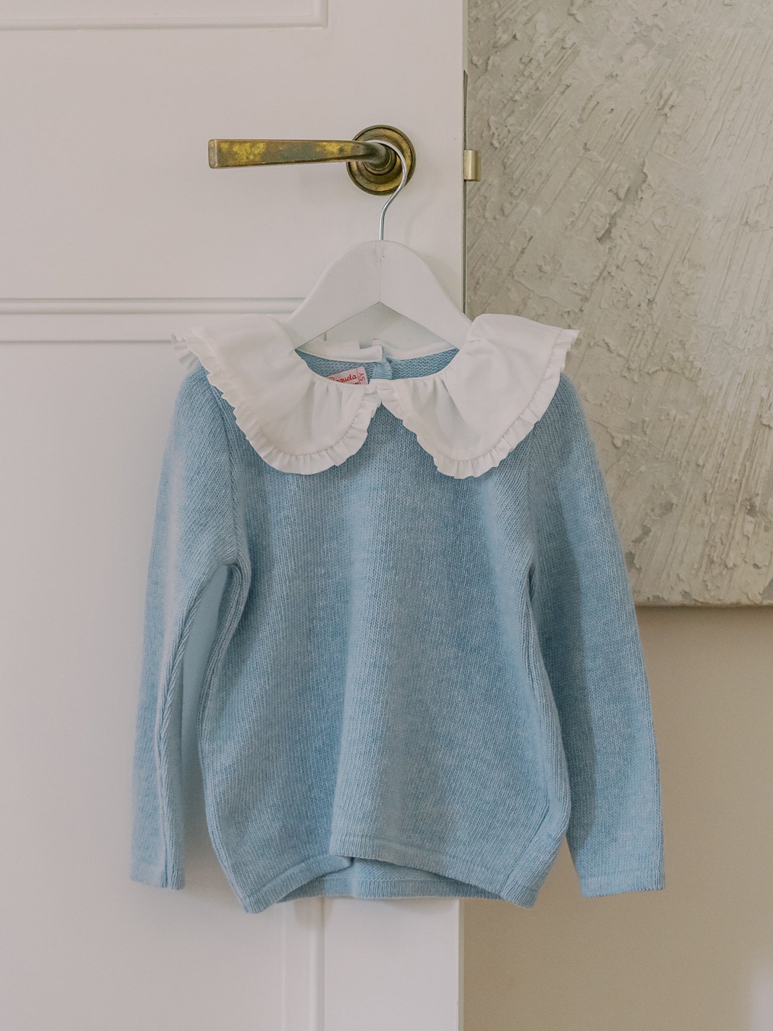 Light Blue Lupita Merino Girl Jumper