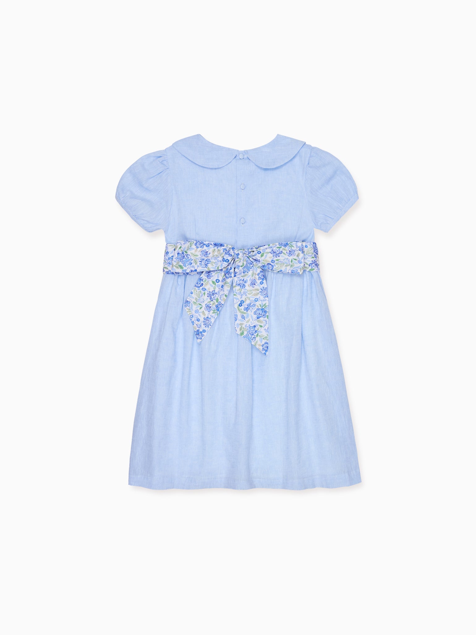 Light Blue Madeira Girl Dress