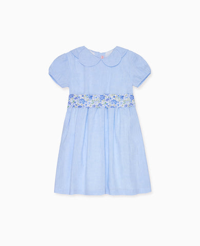 Light Blue Madeira Girl Dress