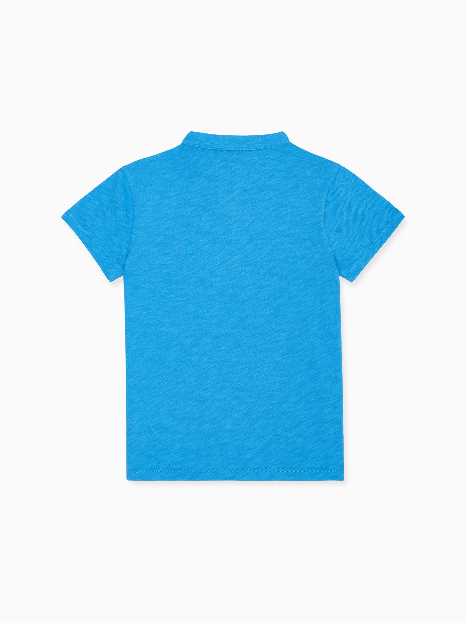 Blue Marco Boy Short Sleeve Polo Shirt