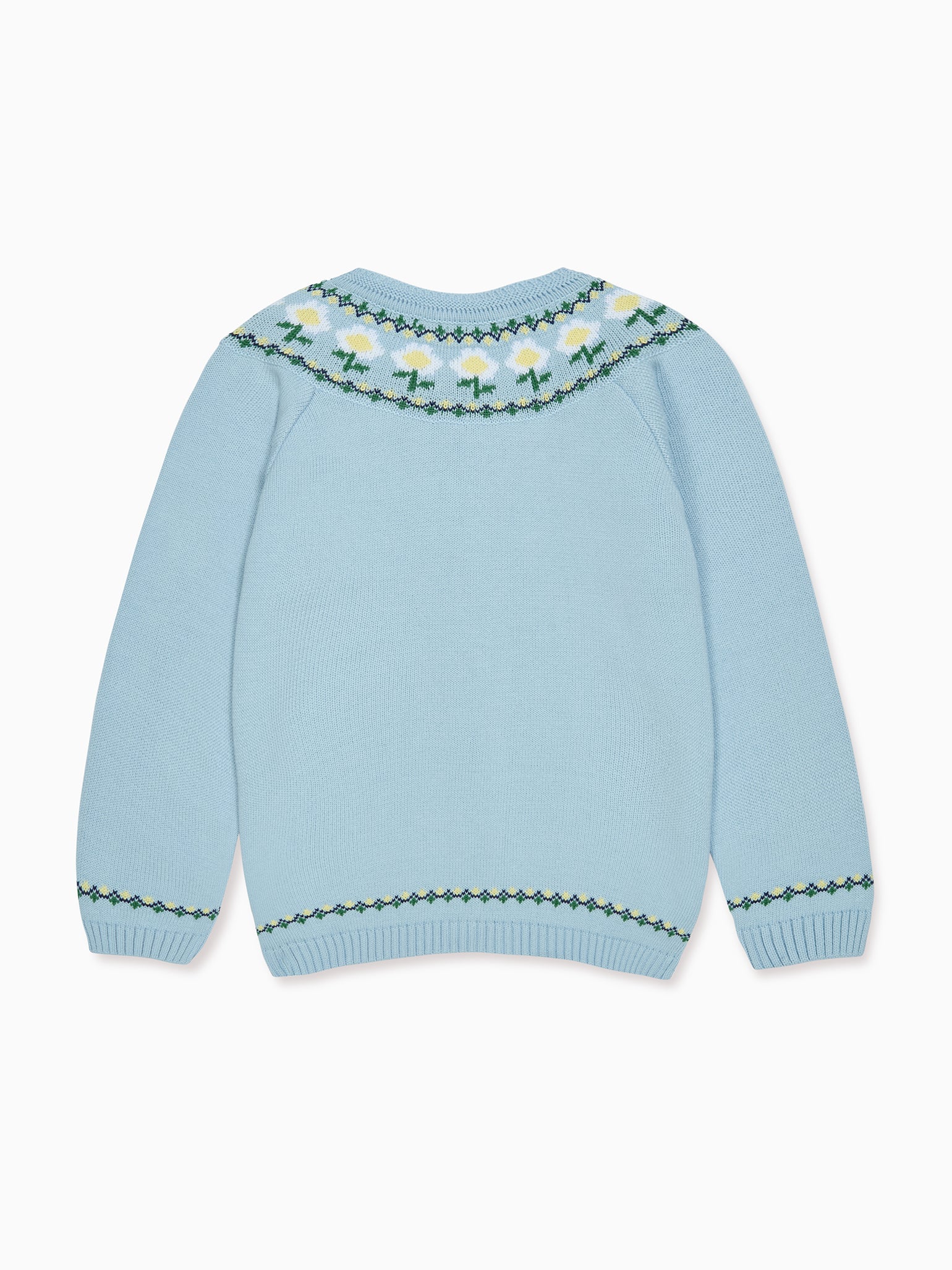 Dusty Blue Margarita Cotton Girl Cardigan