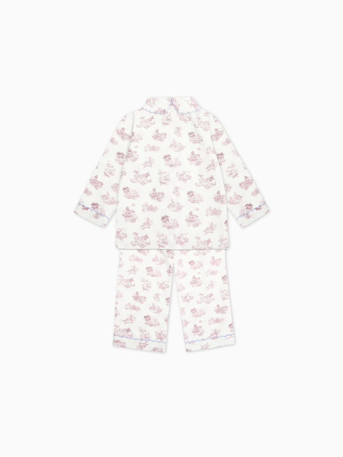 Red Toile Maria Girl Pyjamas