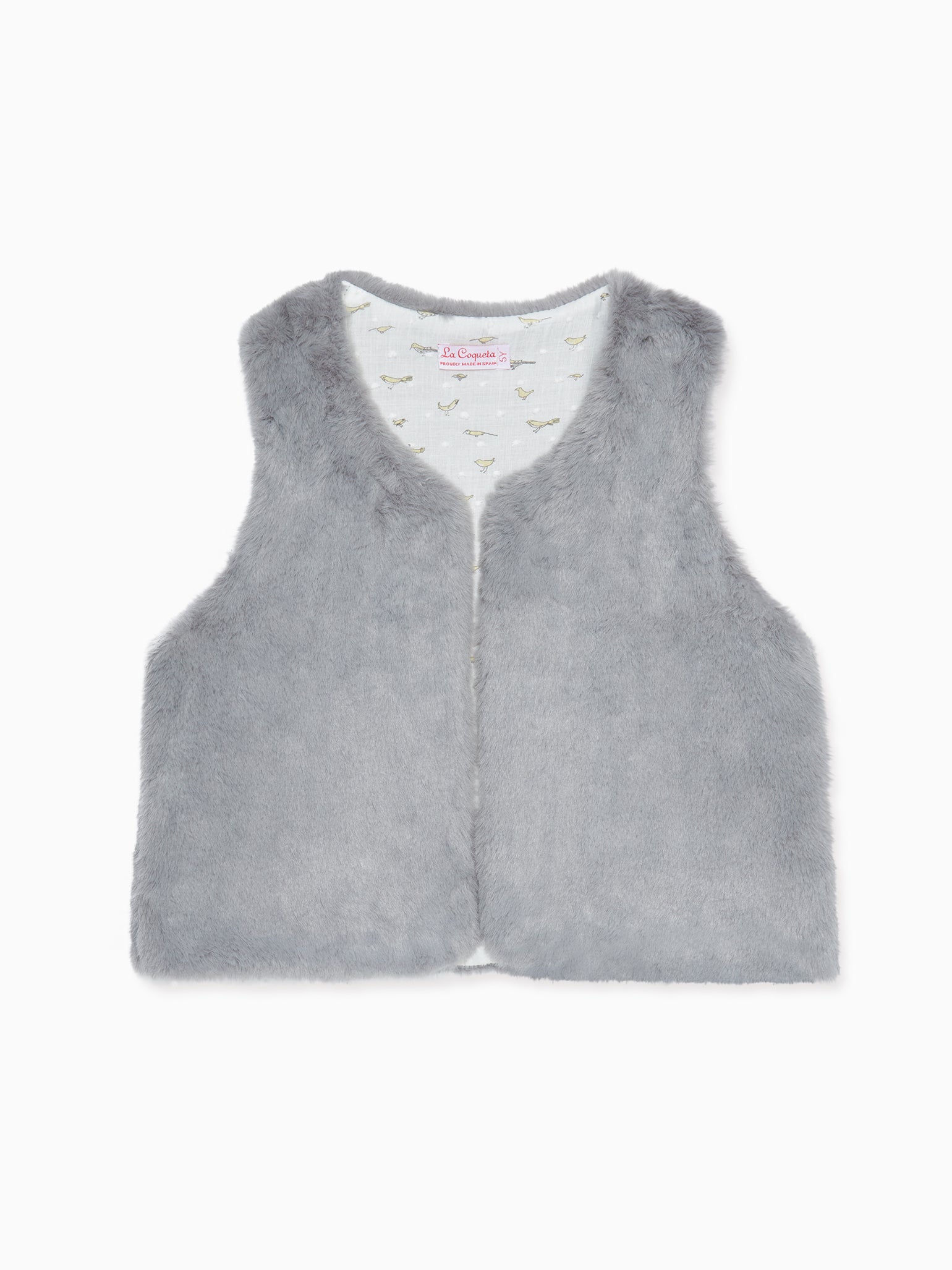 Grey Marisol Girl Gilet