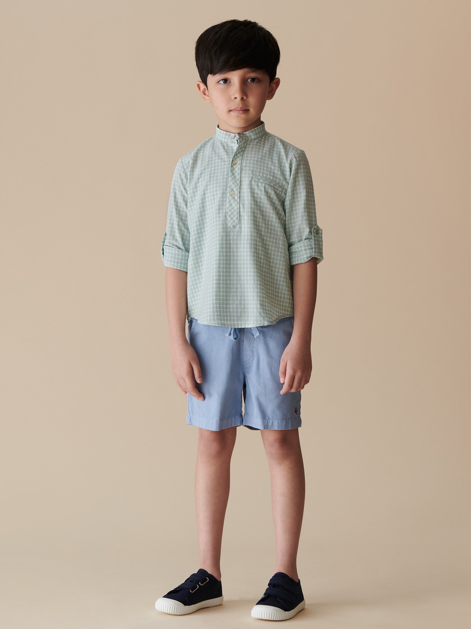 Dusty Blue Cortino Boy Shorts