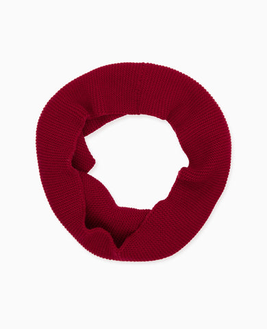 Burgundy Merino Kids Snood