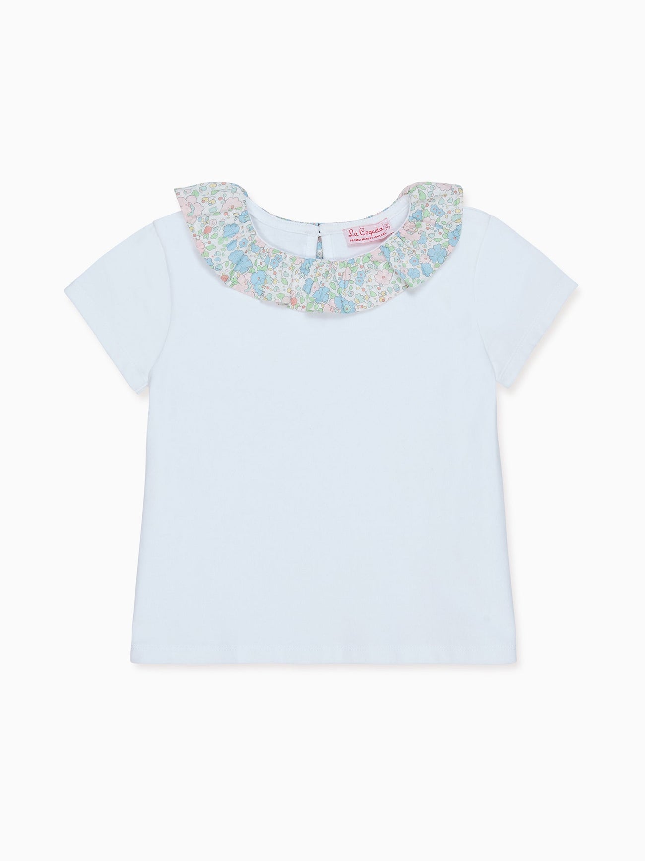 Aqua Floral Millie Baby Girl Top