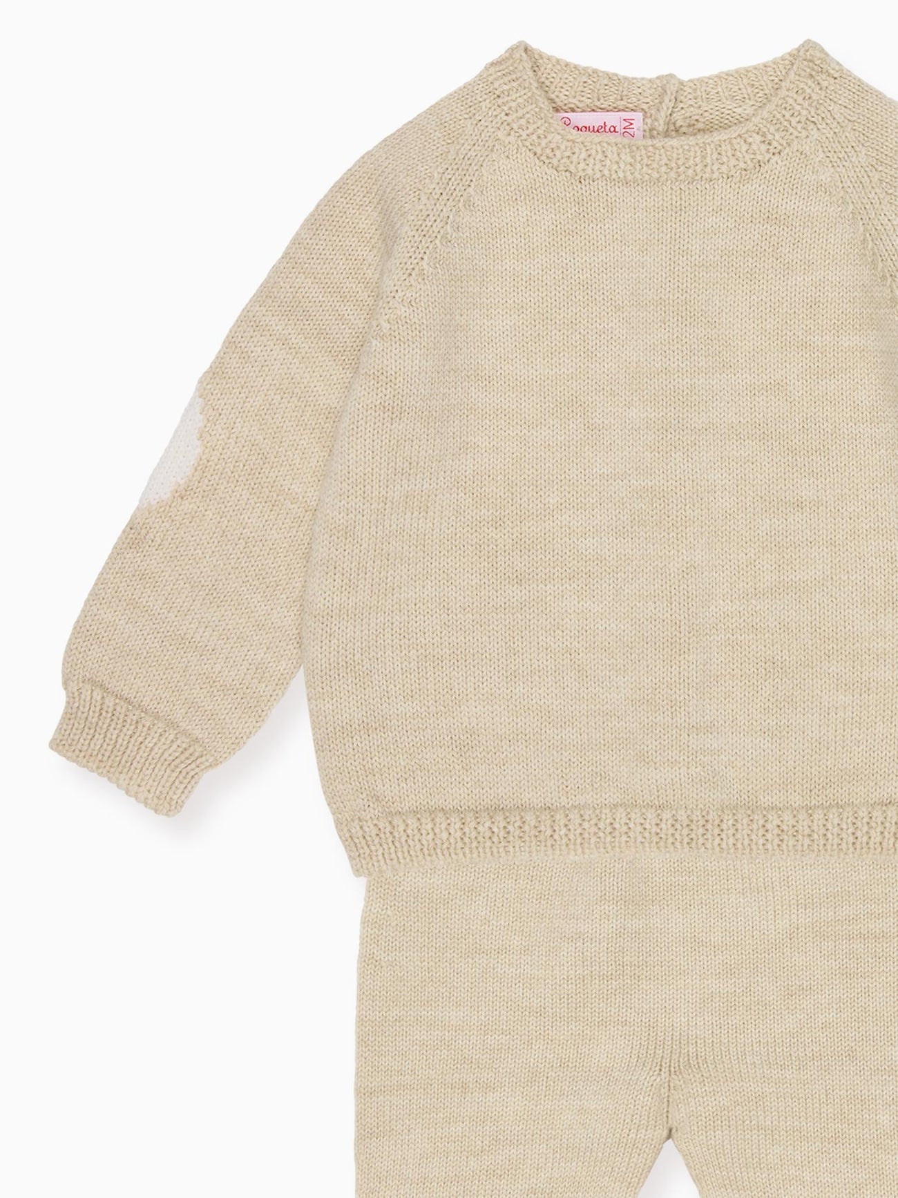 Oatmeal Mirlo Merino Baby Knitted Set