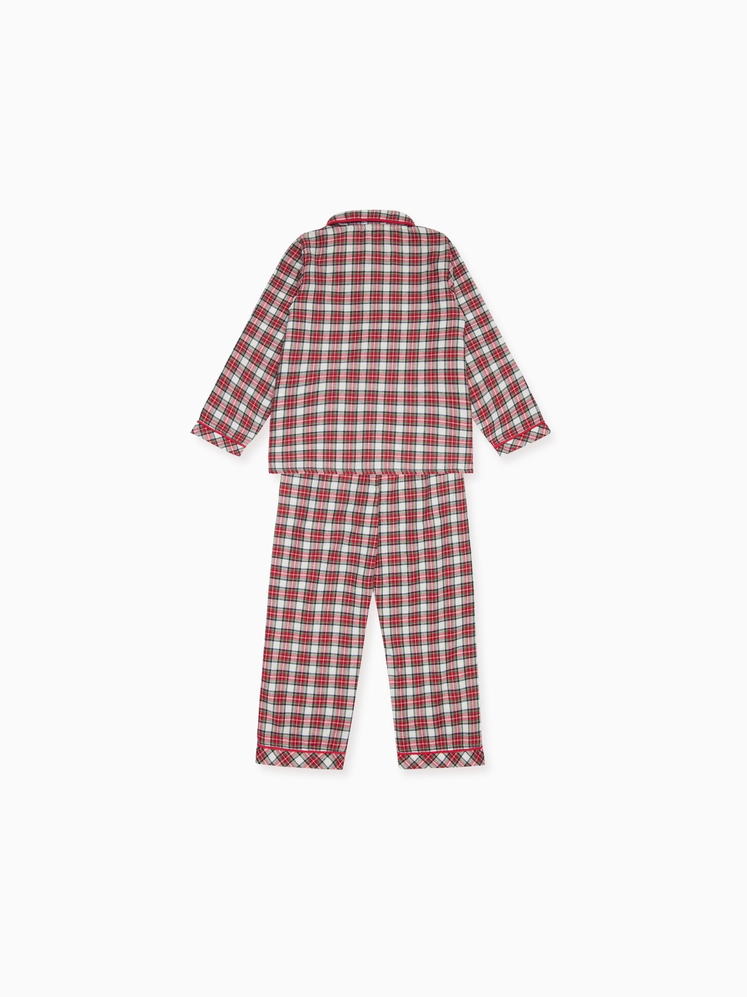 Ivory Tartan Navidad Kids Pyjamas