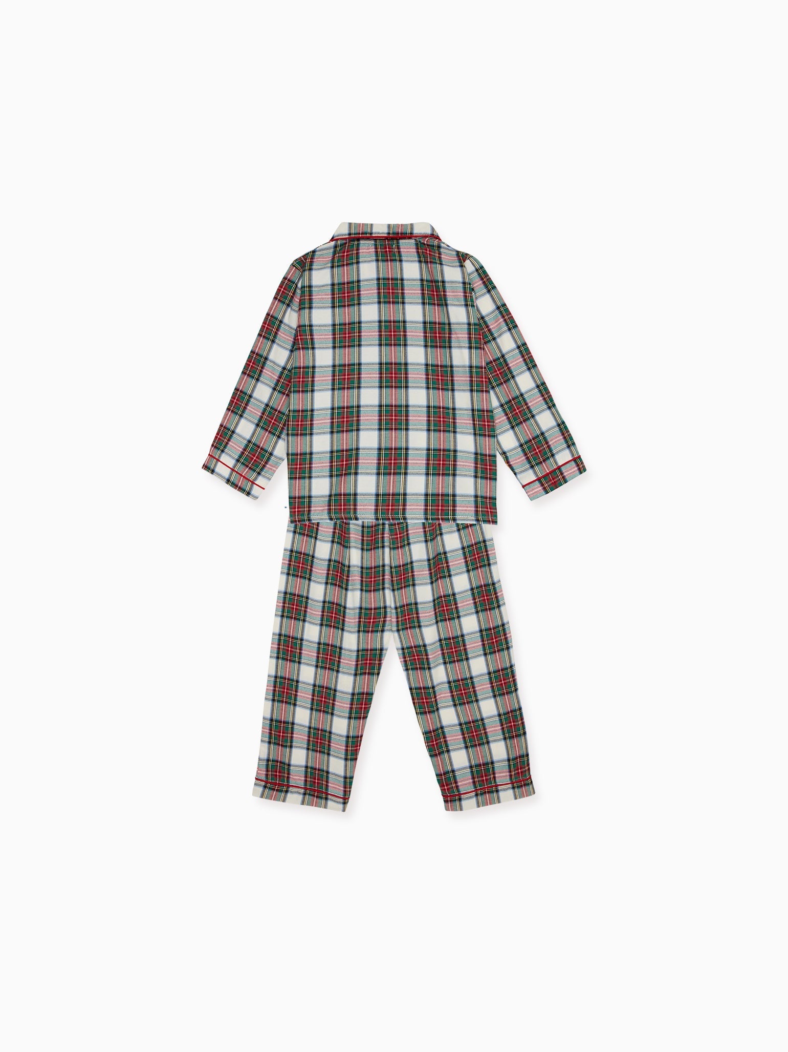 Ivory Tartan Navidad Kids Pyjamas