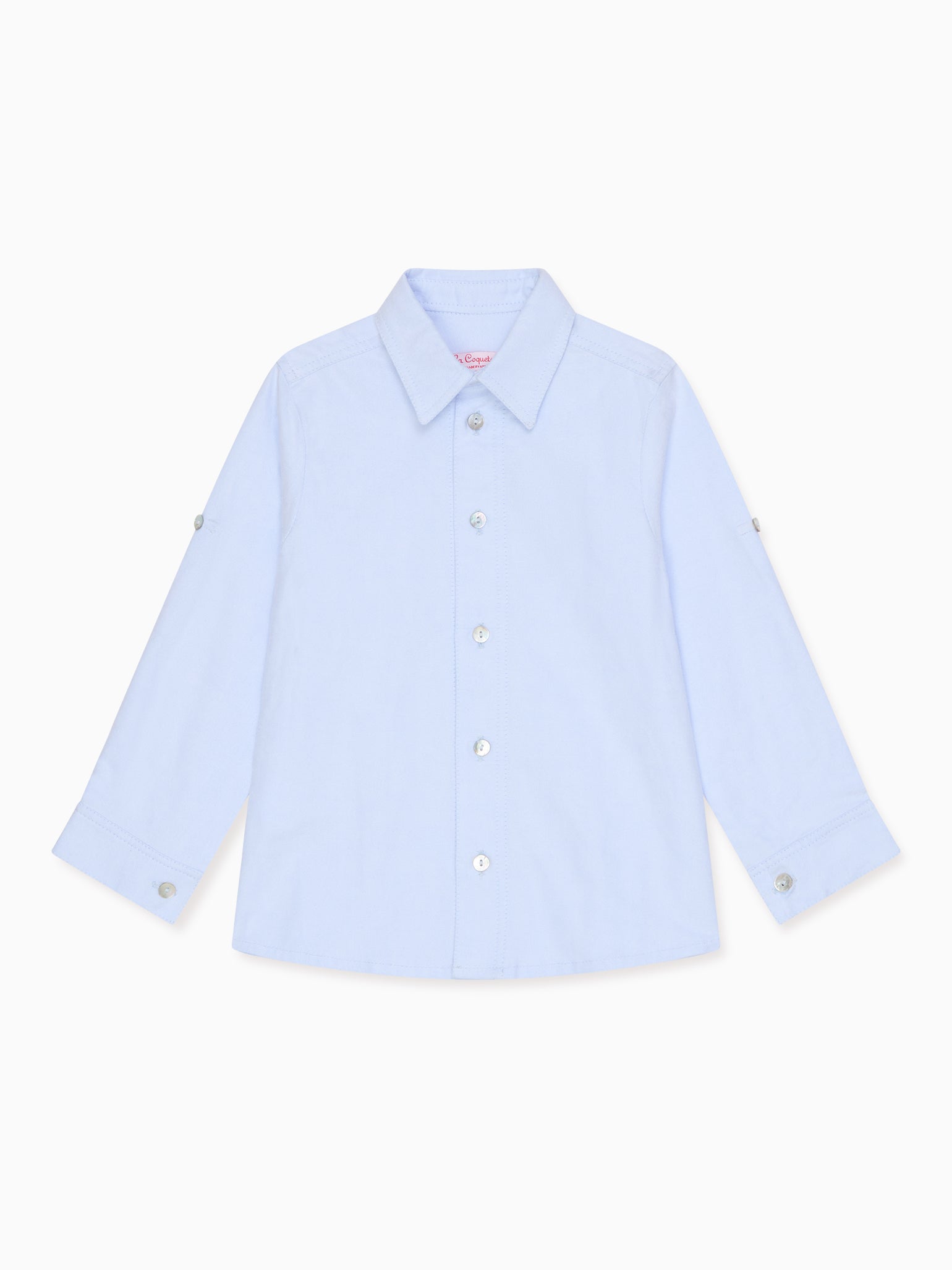 Light Blue Nico Brushed Cotton Boy Shirt