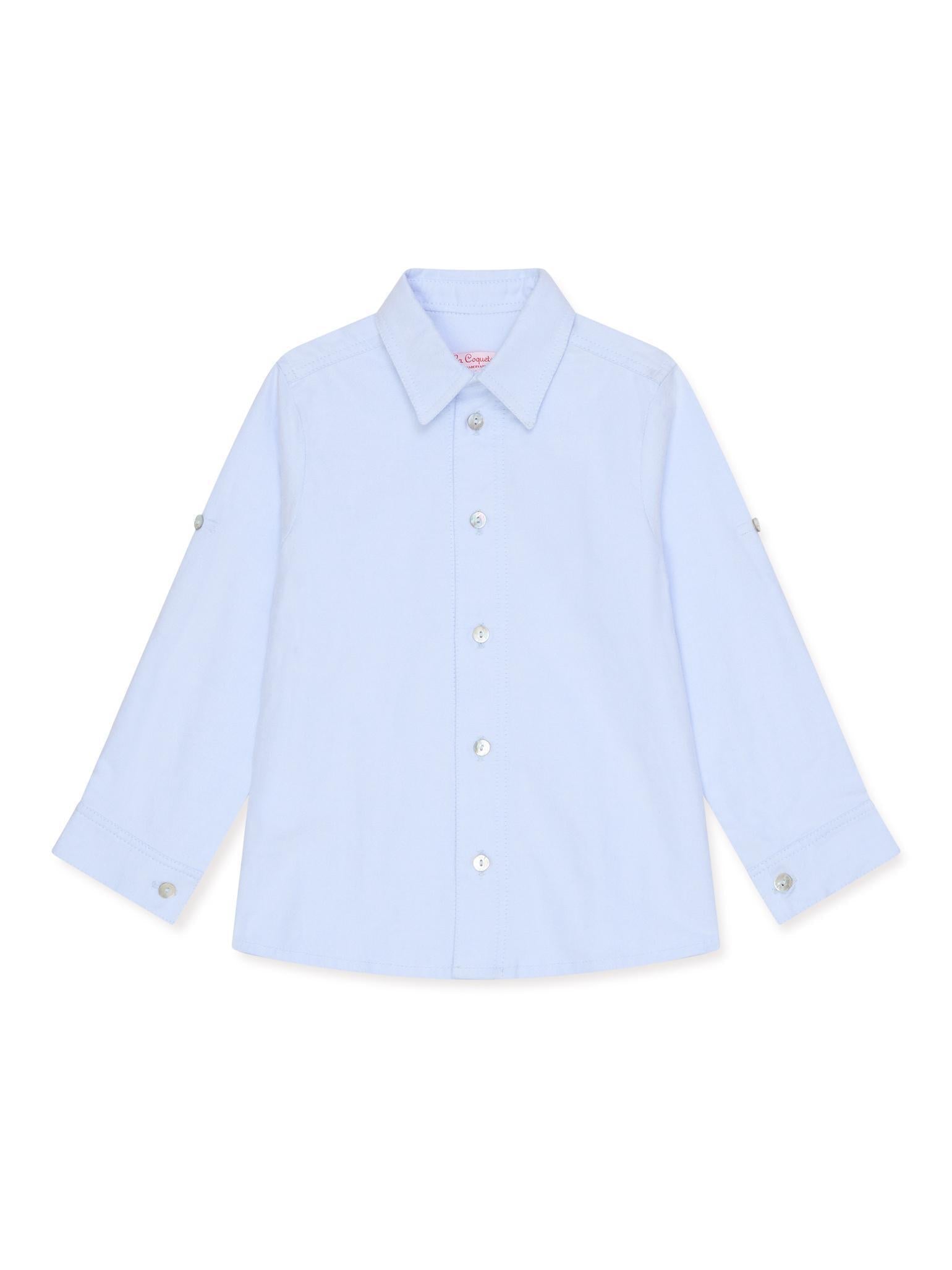 Blue Nico Long Sleeve Boy Shirt