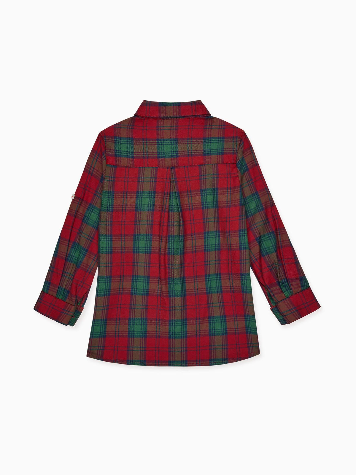 Green Tartan Nico Long Sleeve Boy Shirt