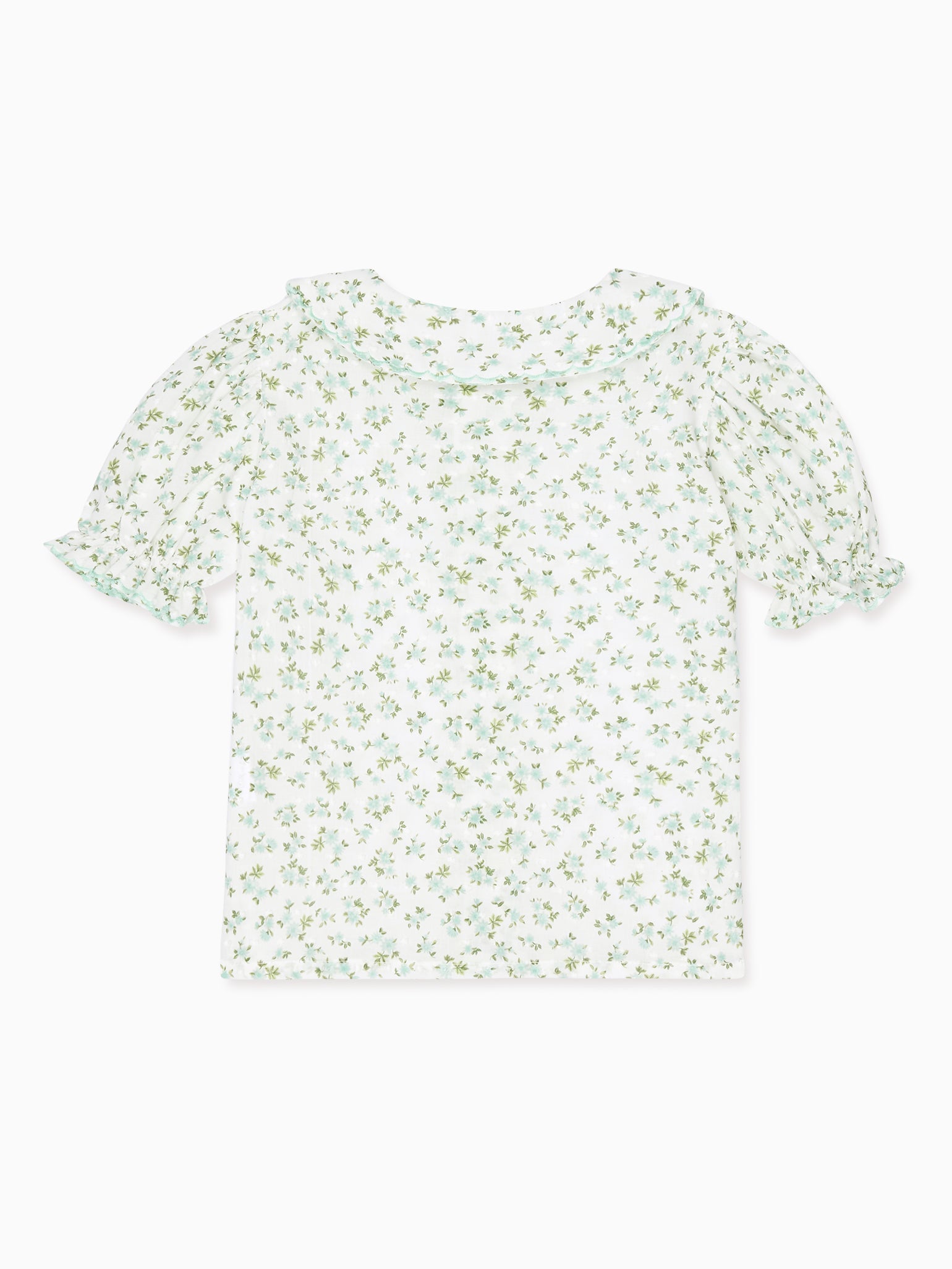 Sage Floral Nieves Girl Shirt