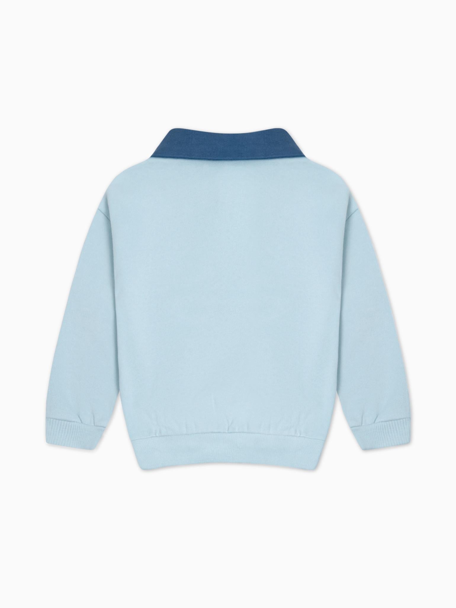 Dusty Blue Ivan Kids Sweatshirt