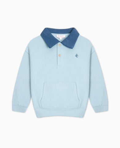 Dusty Blue Ivan Kids Sweatshirt