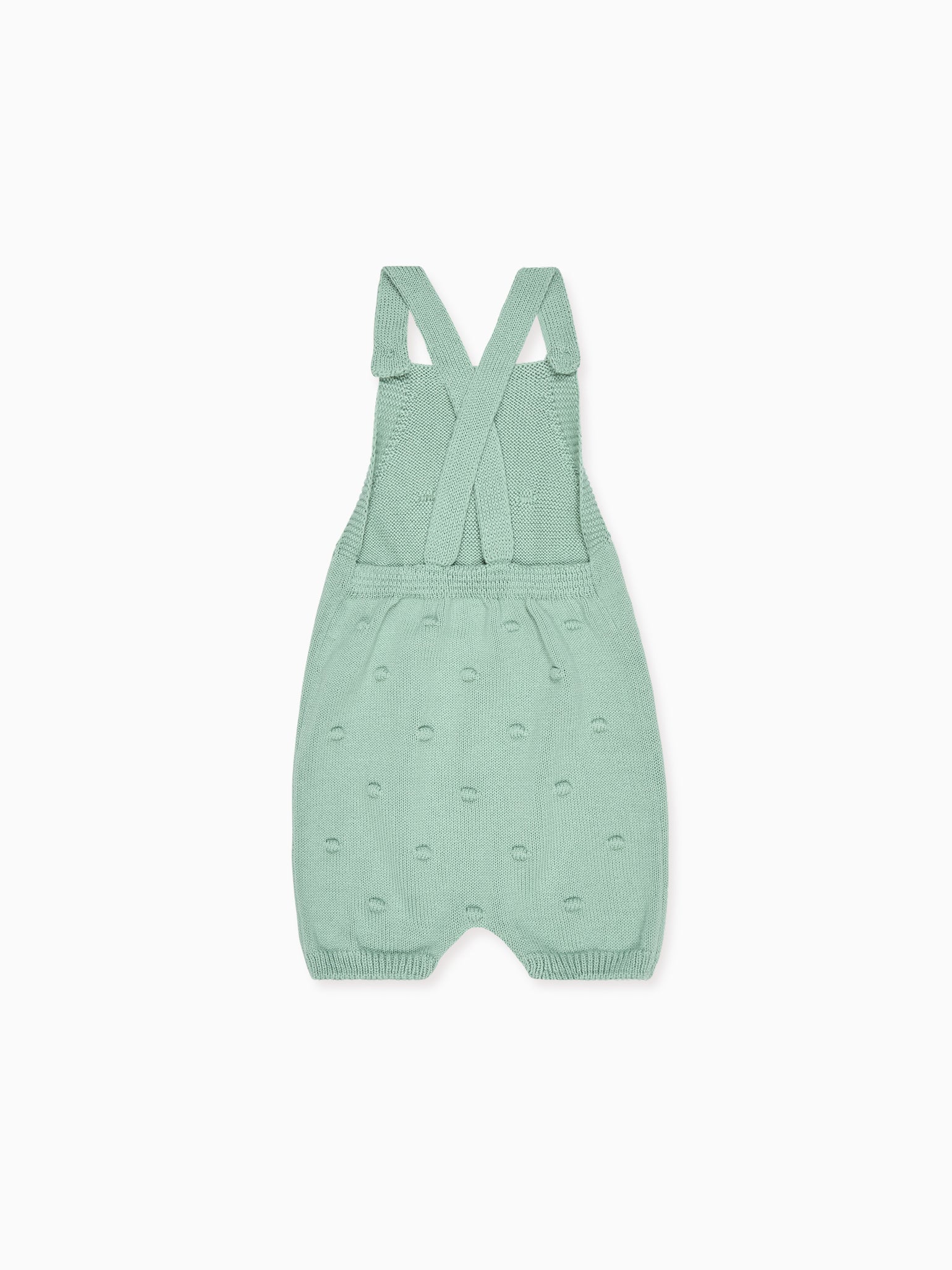 Sage Noa Cotton Baby Knitted Dungarees