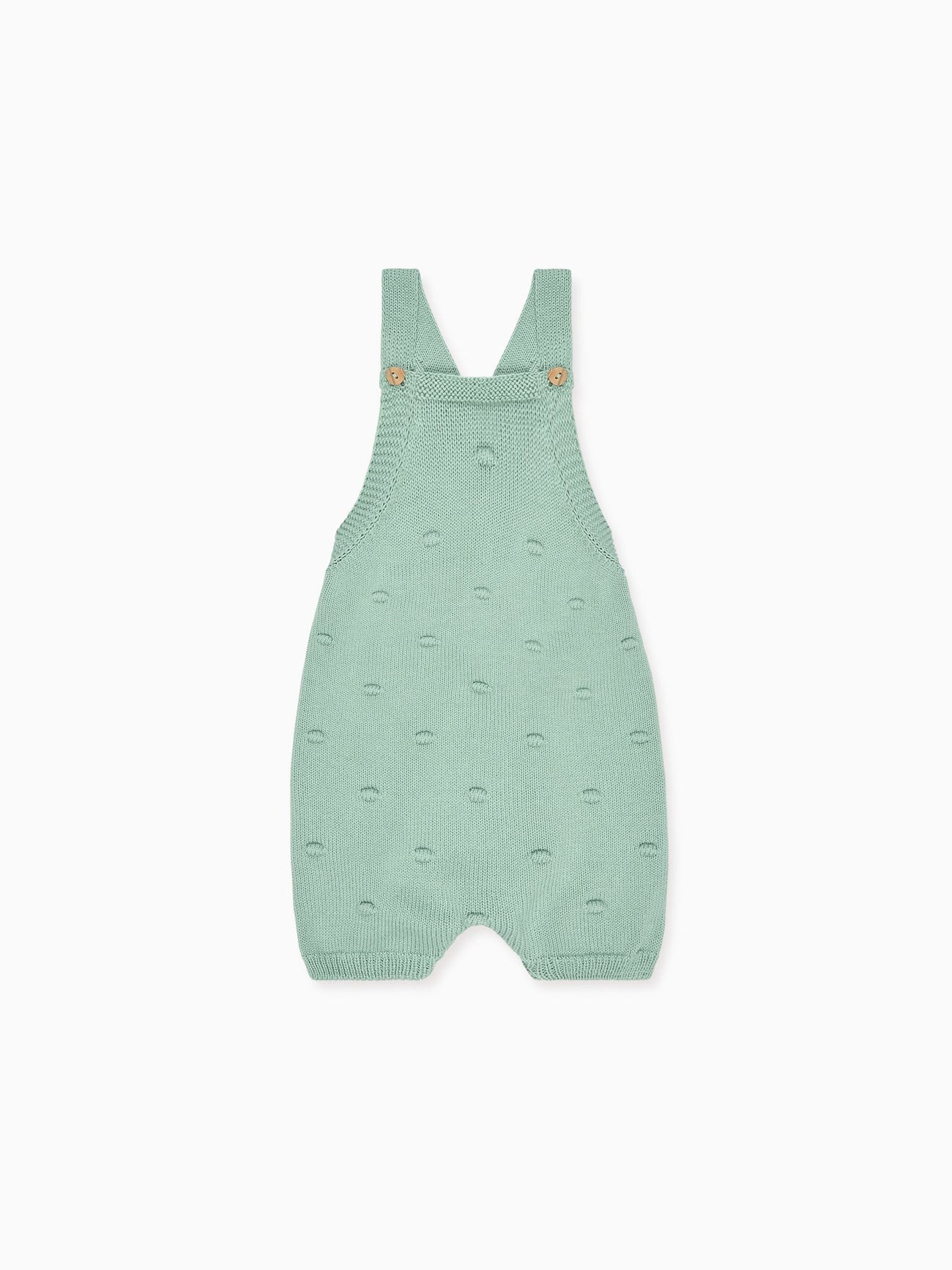 Sage Noa Cotton Baby Knitted Dungarees