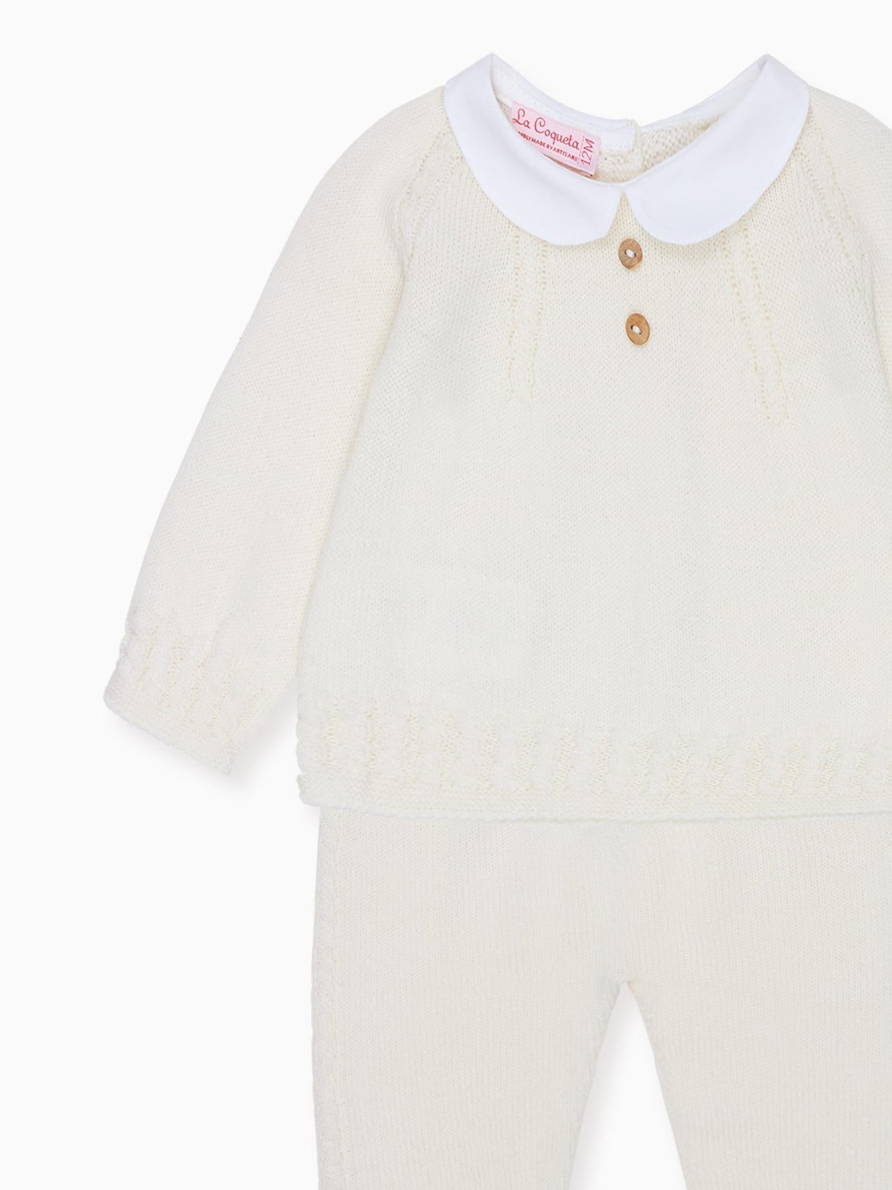 Ivory Noa Merino Baby Knitted Set