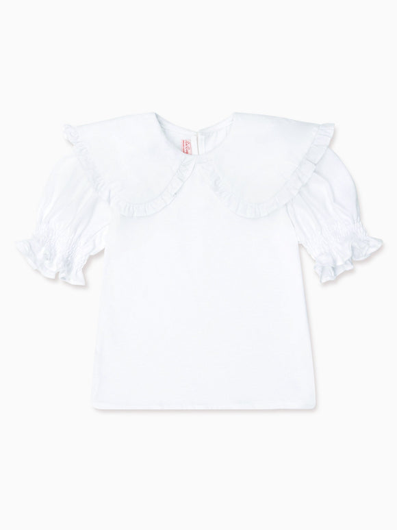 White Nolina Girl Cotton Top