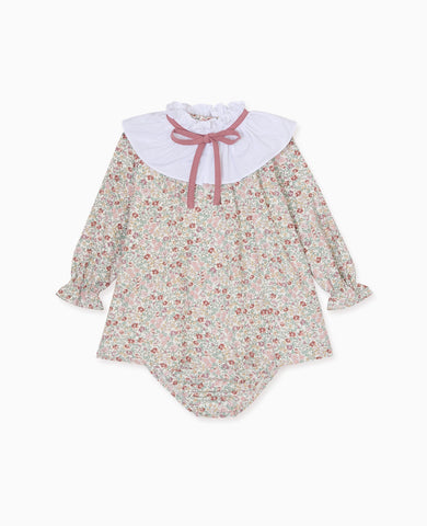 Ivory Floral Odisea Baby Girl Set