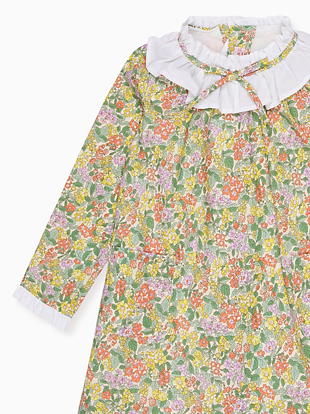 Yellow Floral Odisea Girl Liberty A-Line Dress