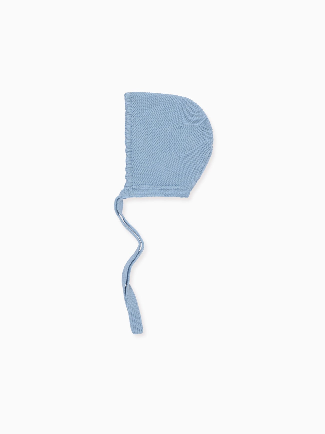Dusty Blue Olfa Merino Baby Knitted Bonnet