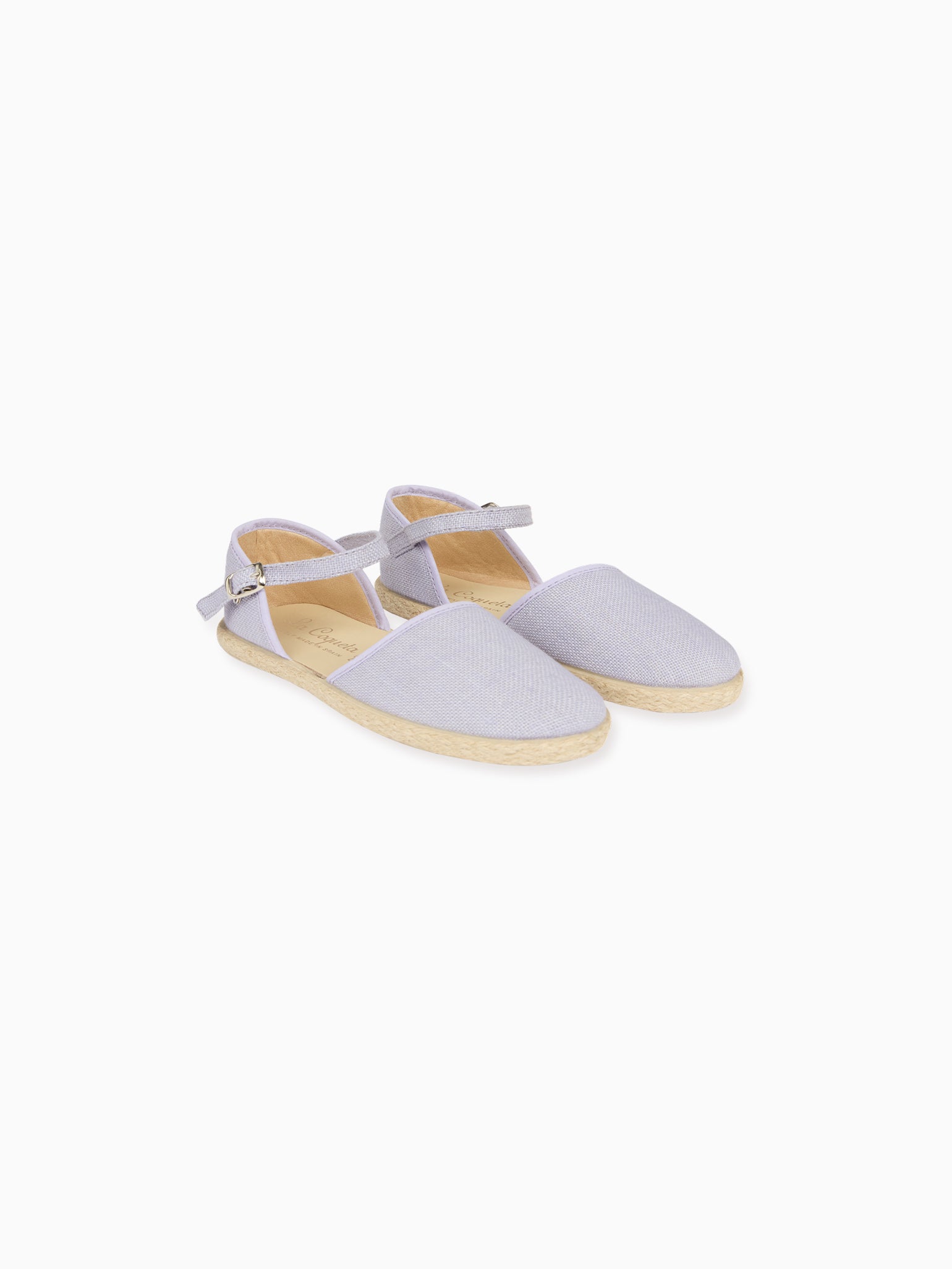 Lilac Olivia Canvas Girl Espadrilles