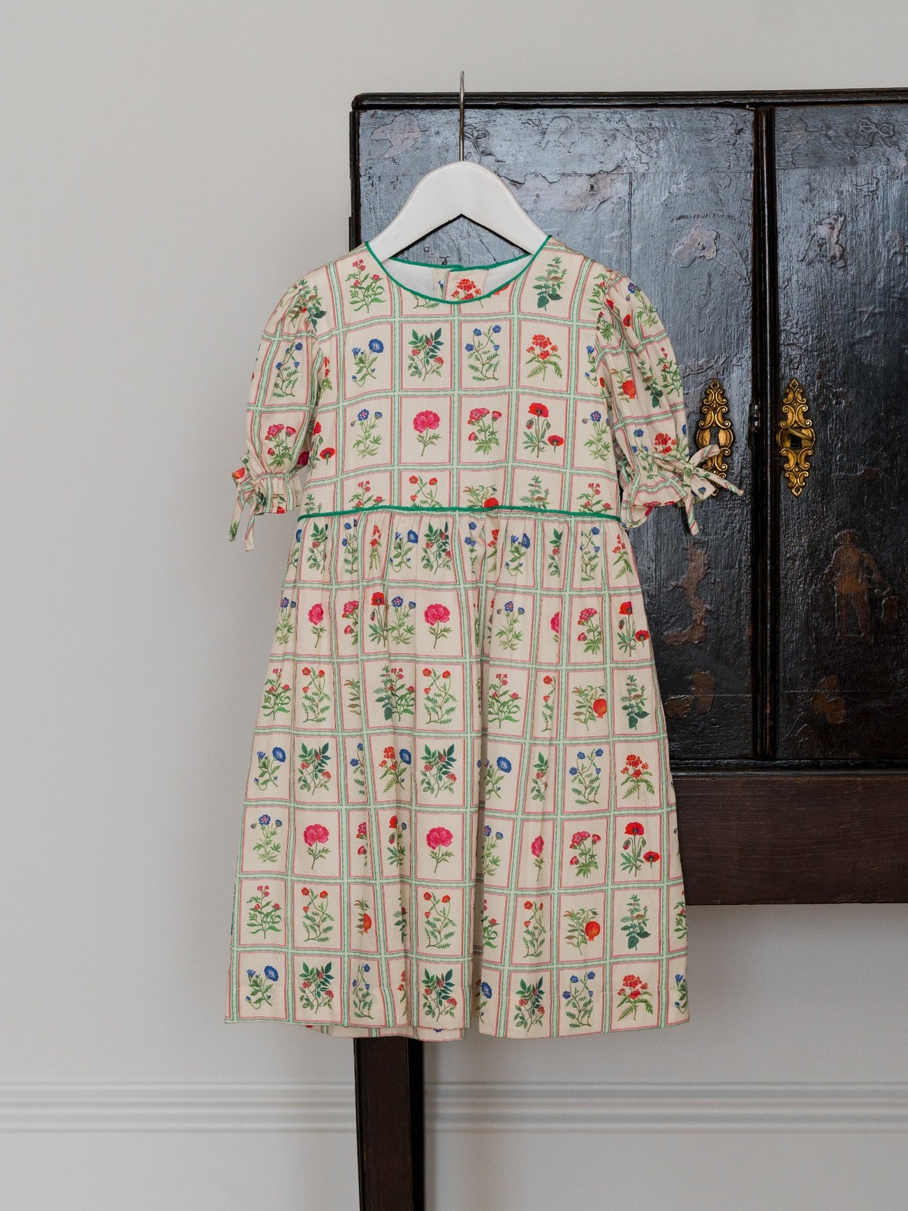 Ivory Botanical Olivia Girl Dress