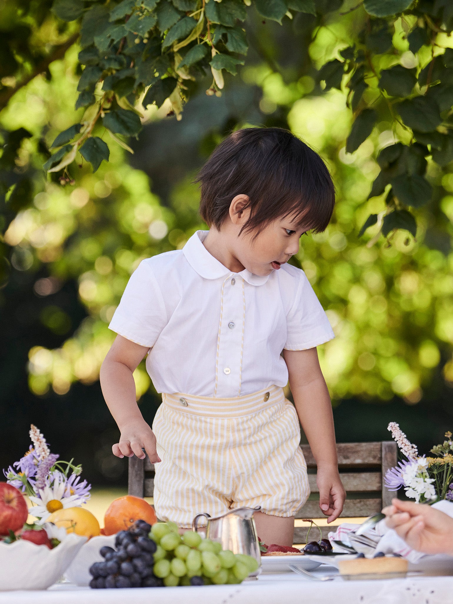 Lemon Stripe Orlando Baby Boy Set