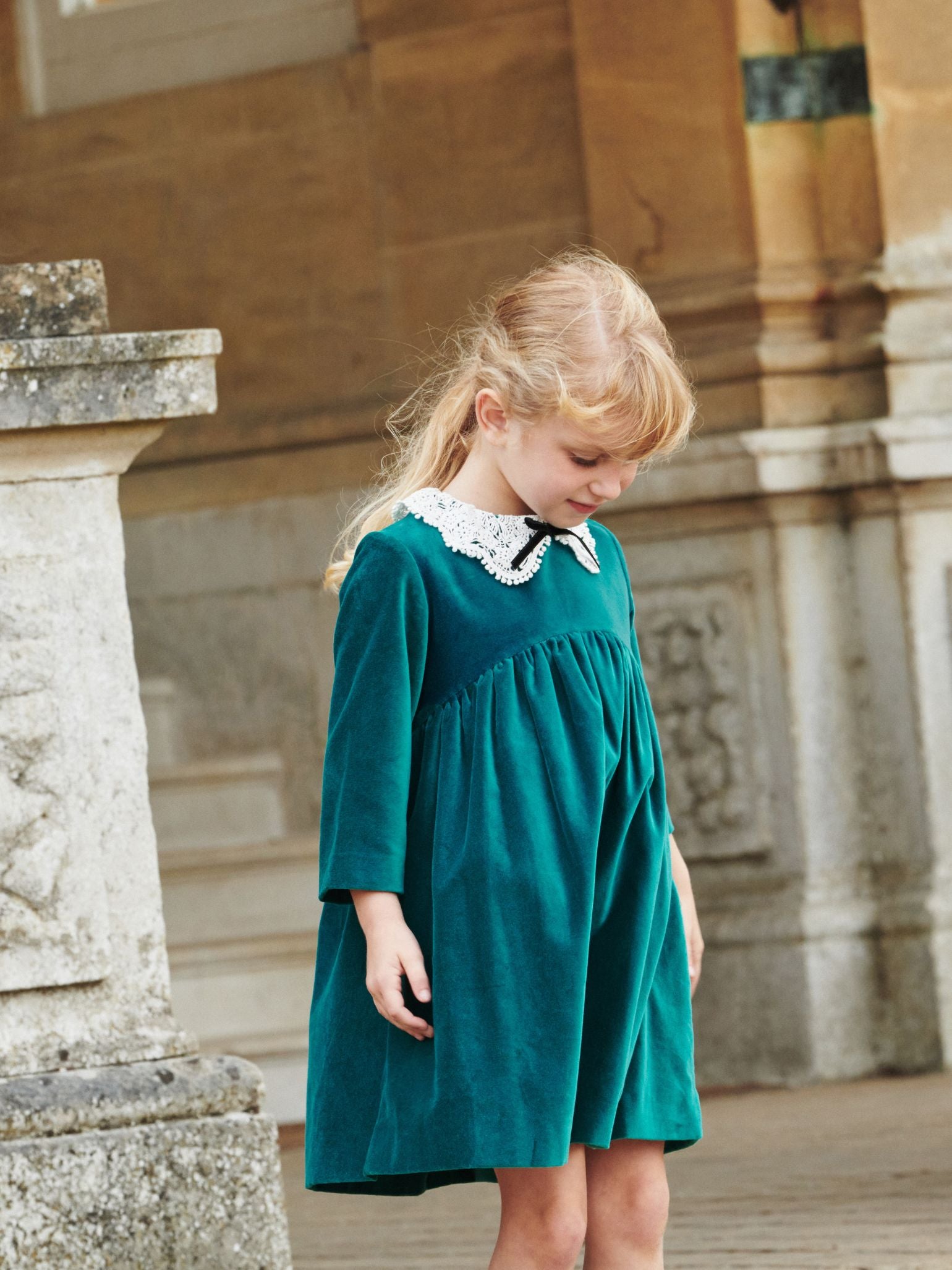 Girls green dress online