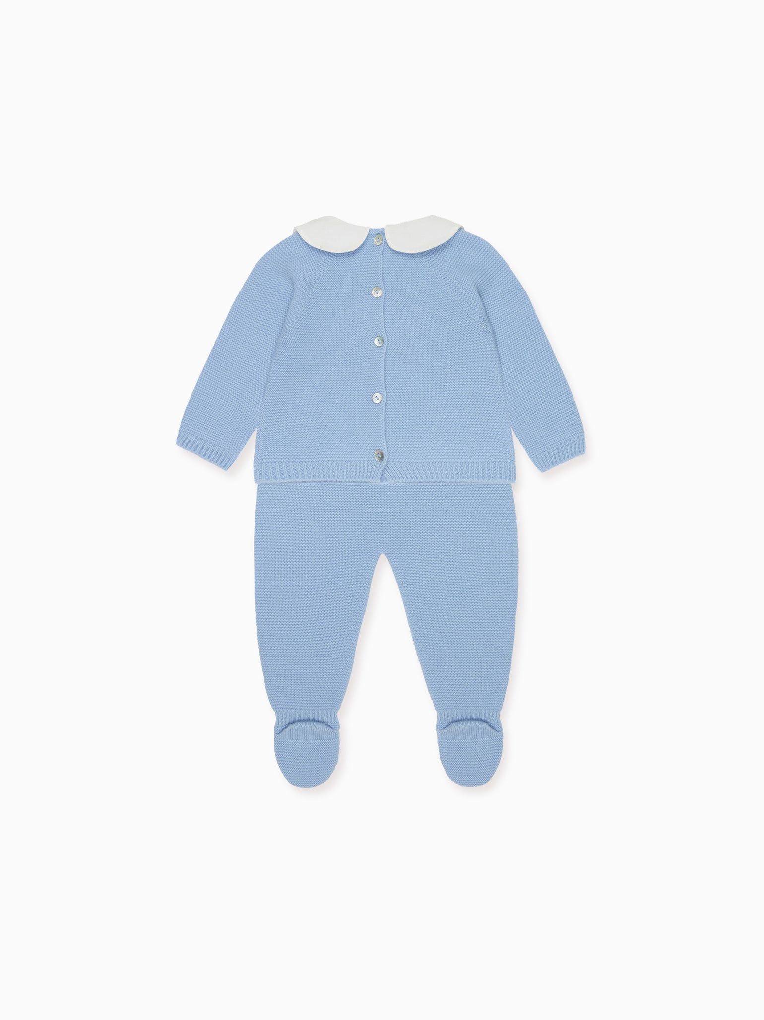 Blue Palmira Cashmere Baby Set