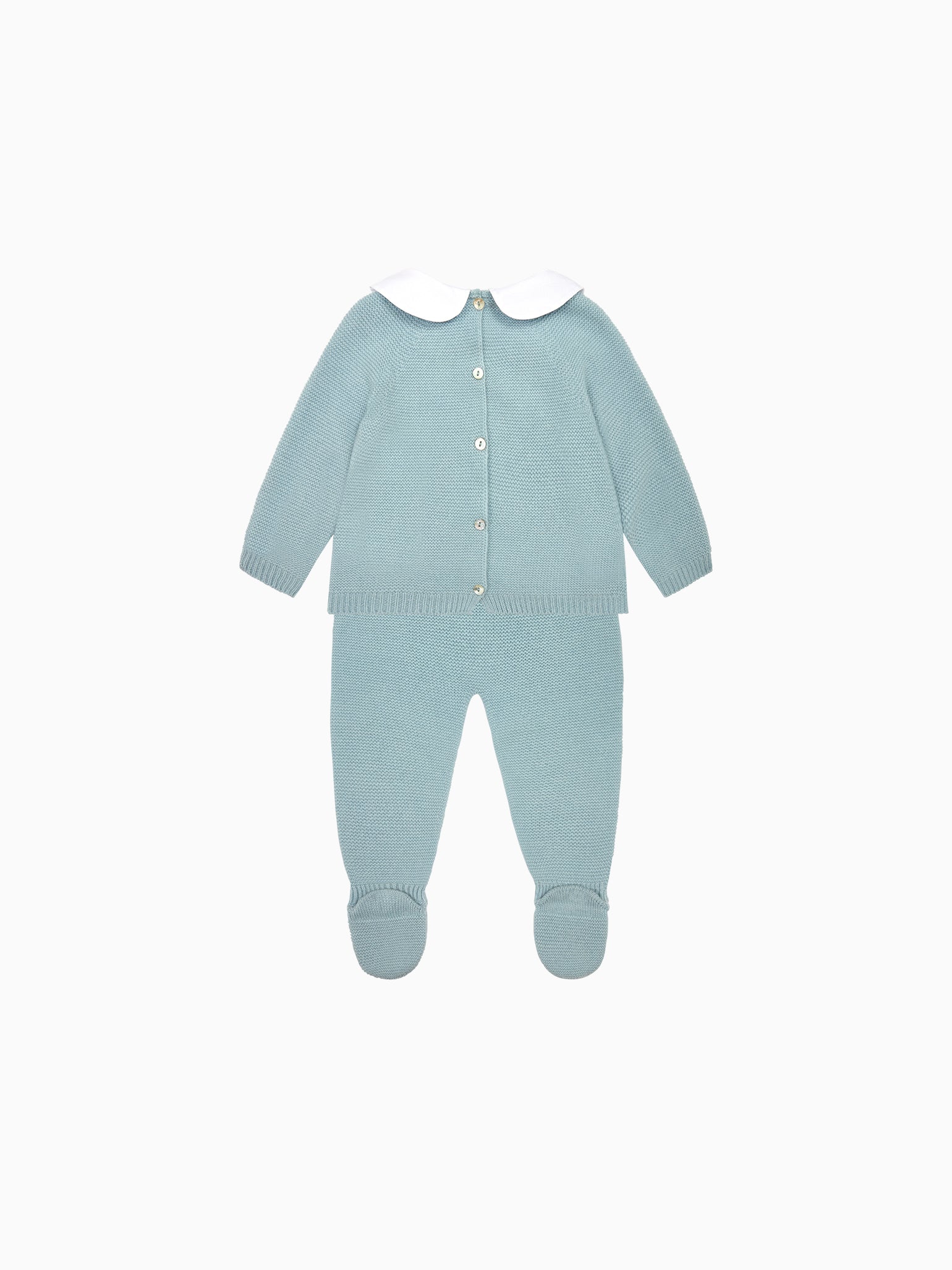 Blue Palmira Cashmere Baby Set