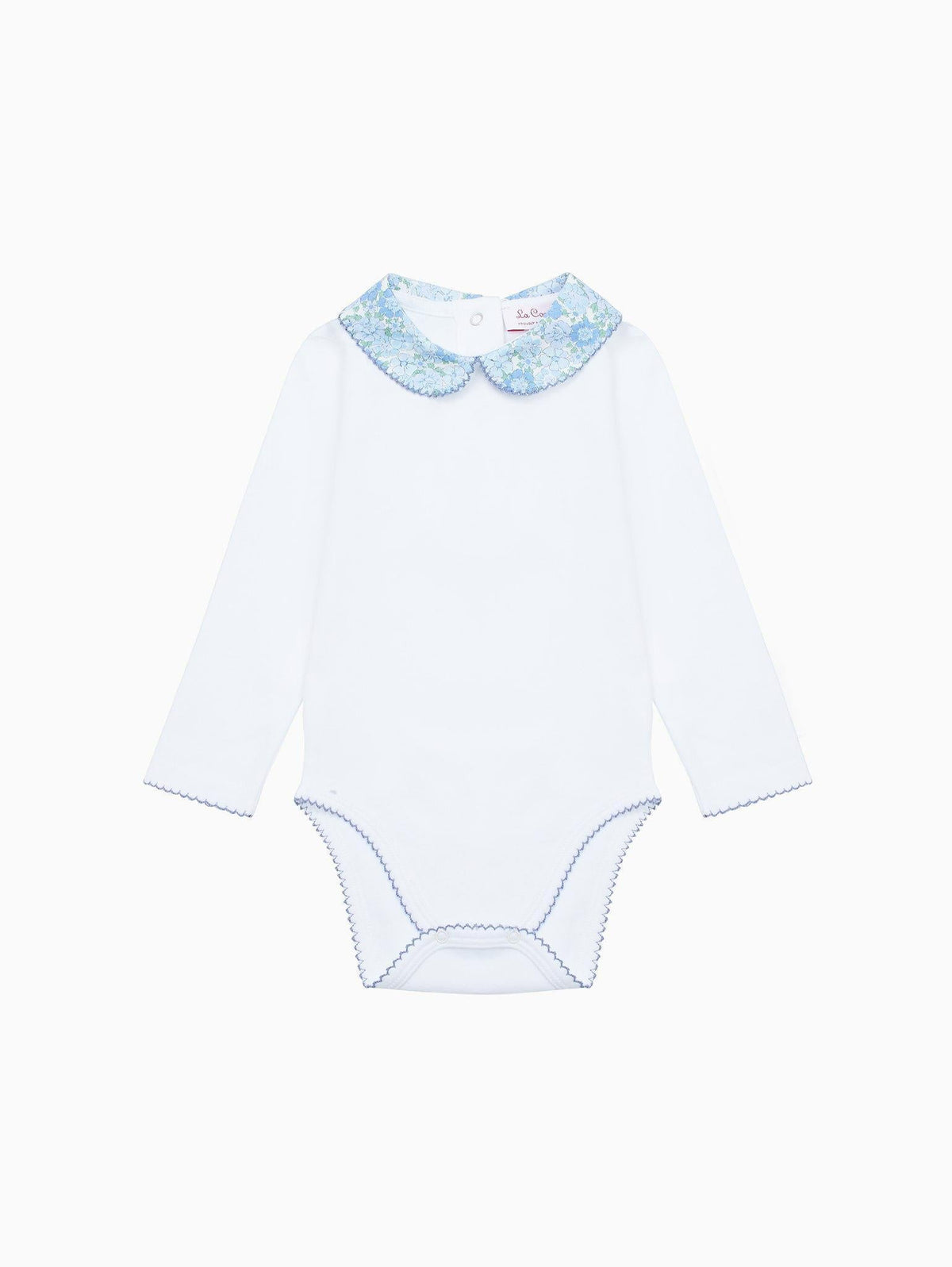 Blue Floral Patricio Baby Girl Body Vest