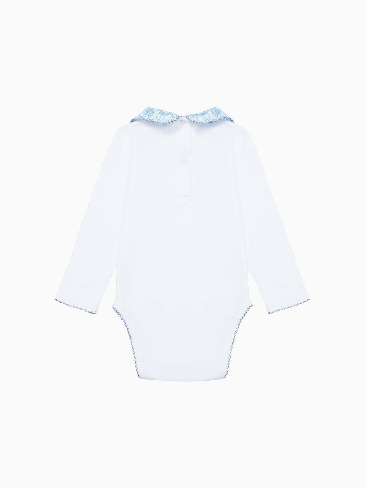 Blue Floral Patricio Baby Girl Body Vest