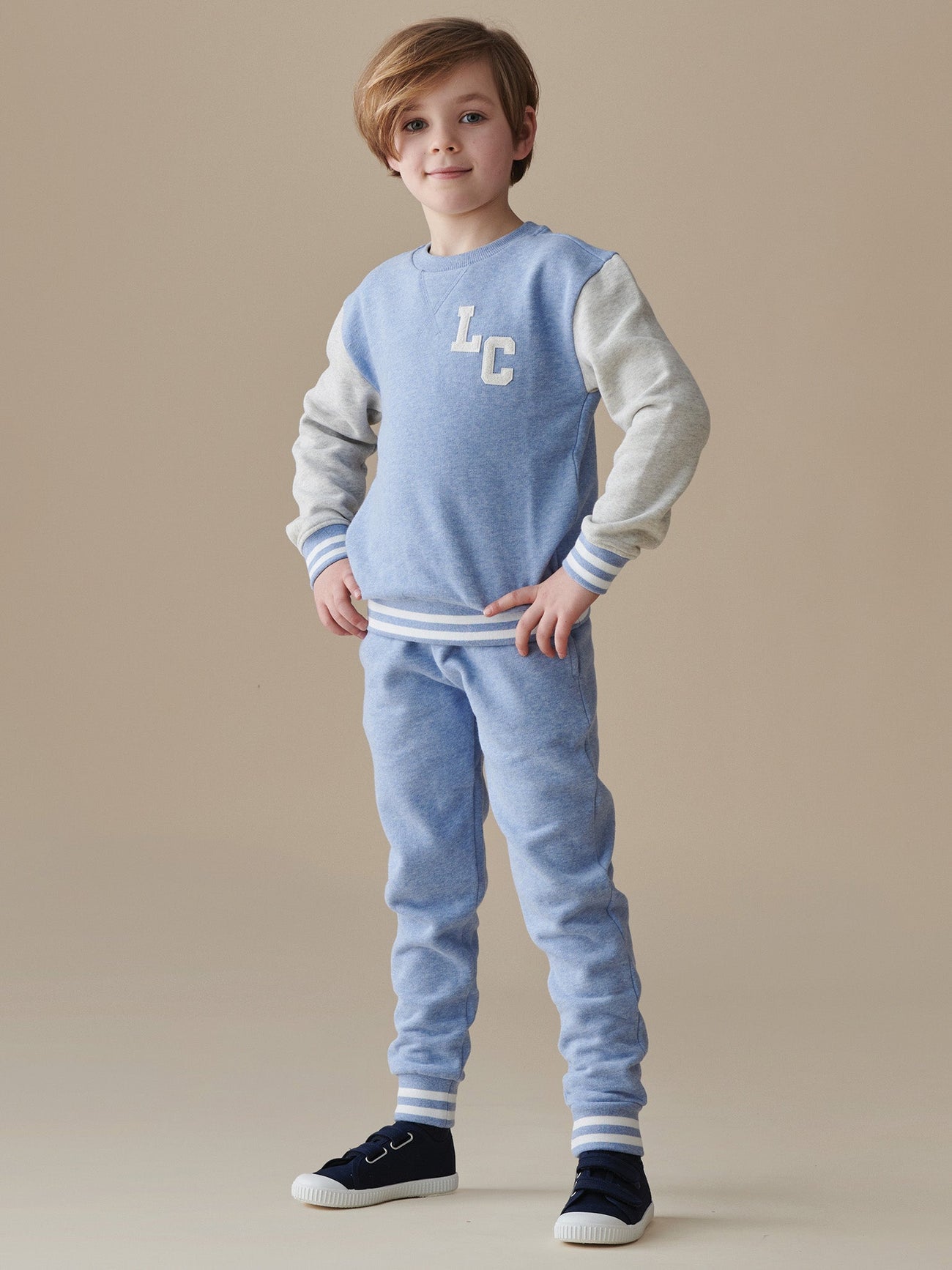 Dusty Blue Pernille Kids Tracksuit