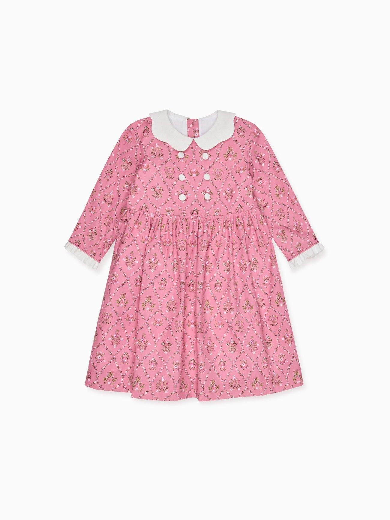 Pink Garland Trellis Provenza Girl Dress