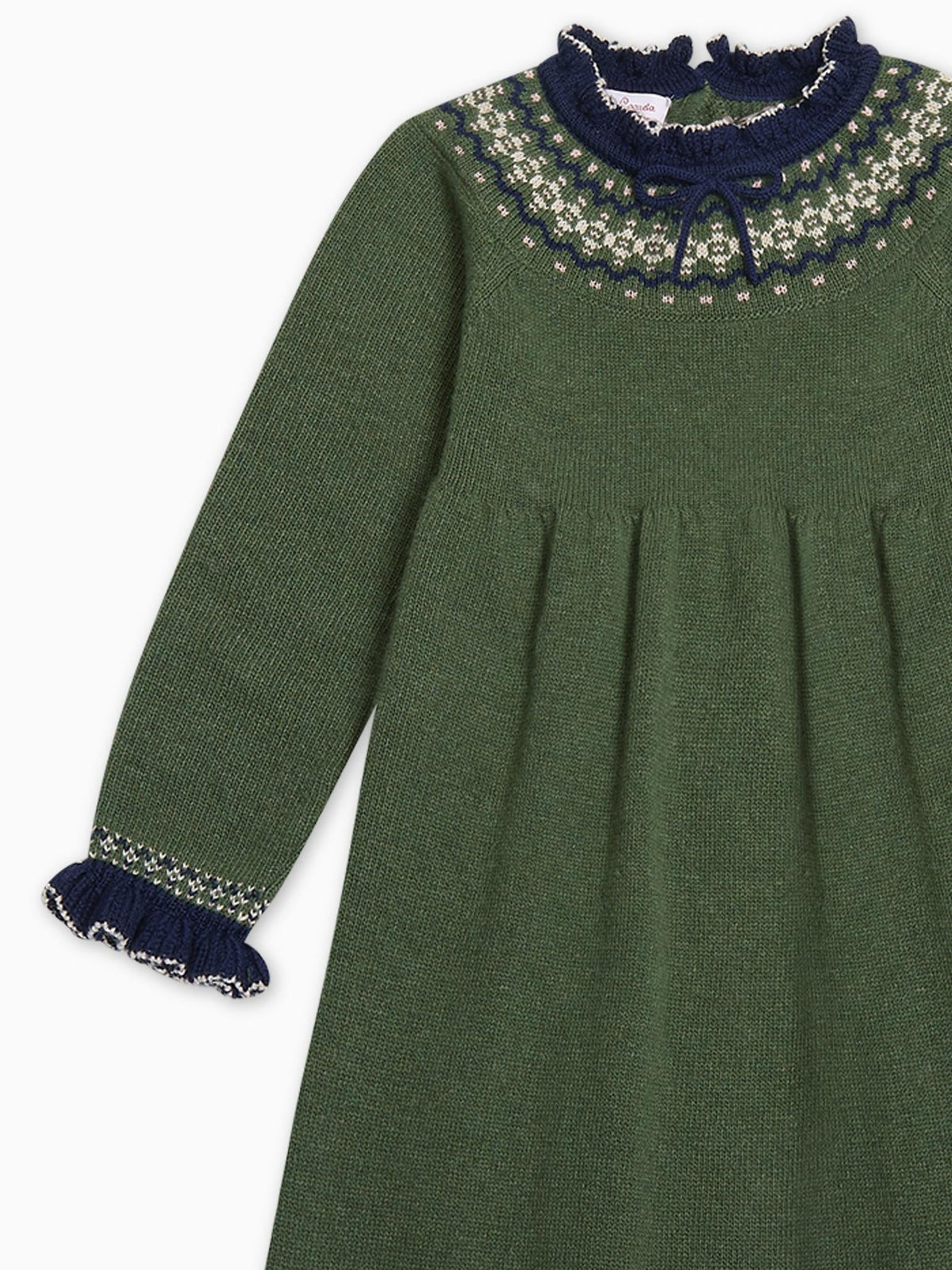 Olive Raquel Fair Isle Girl Knitted Dress
