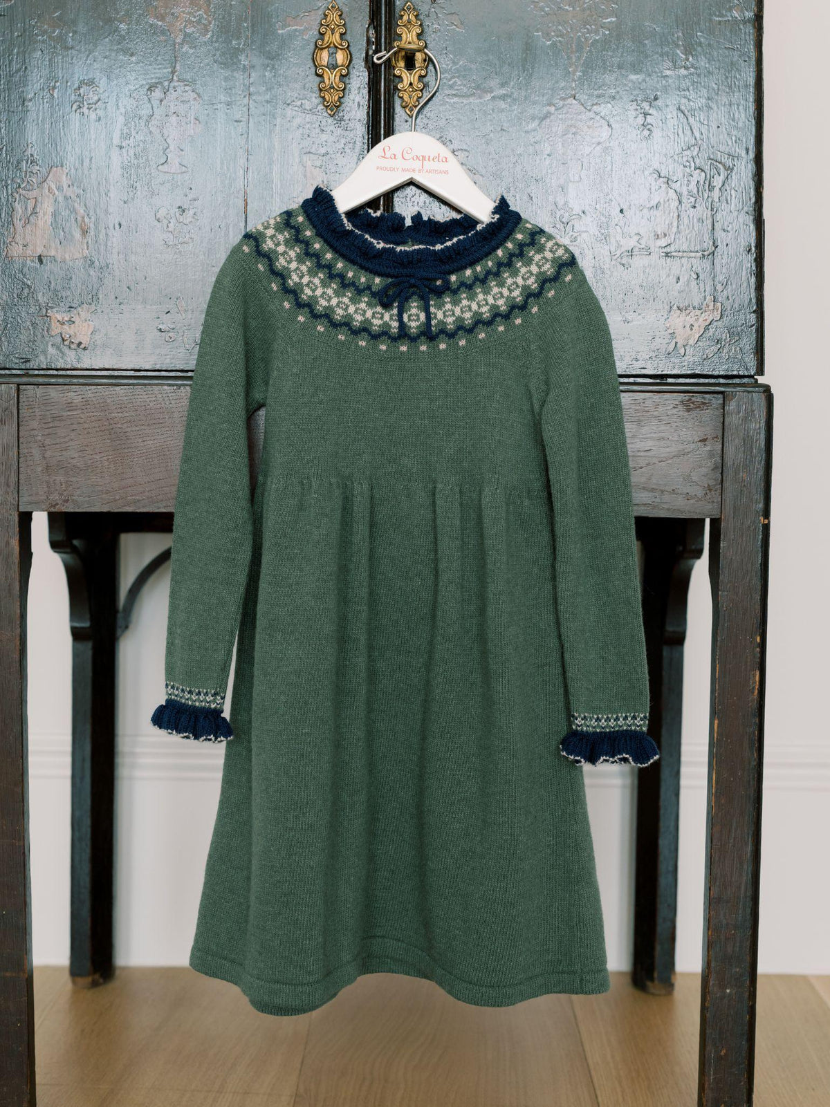 Olive Raquel Fair Isle Girl Knitted Dress